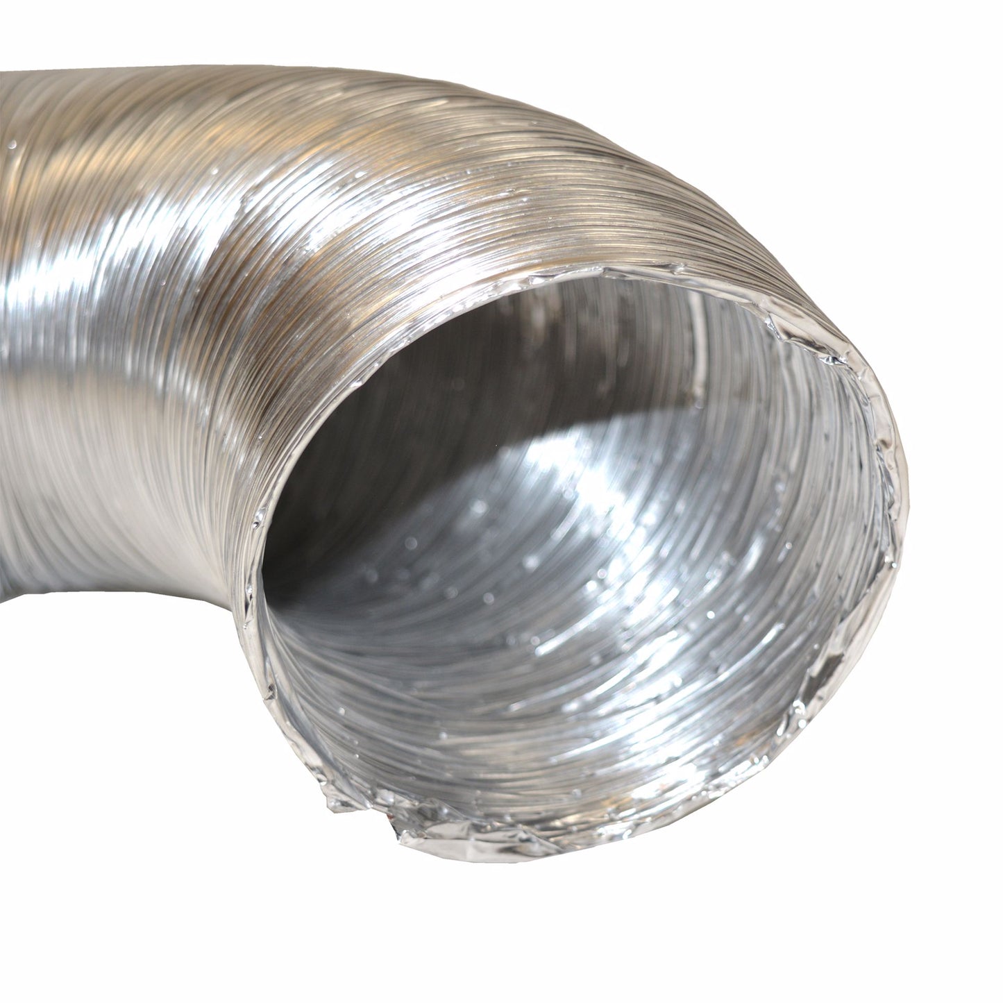 Jones Stephens D04032 4" x 8' Flexible Semi-Rigid Aluminum Ducting