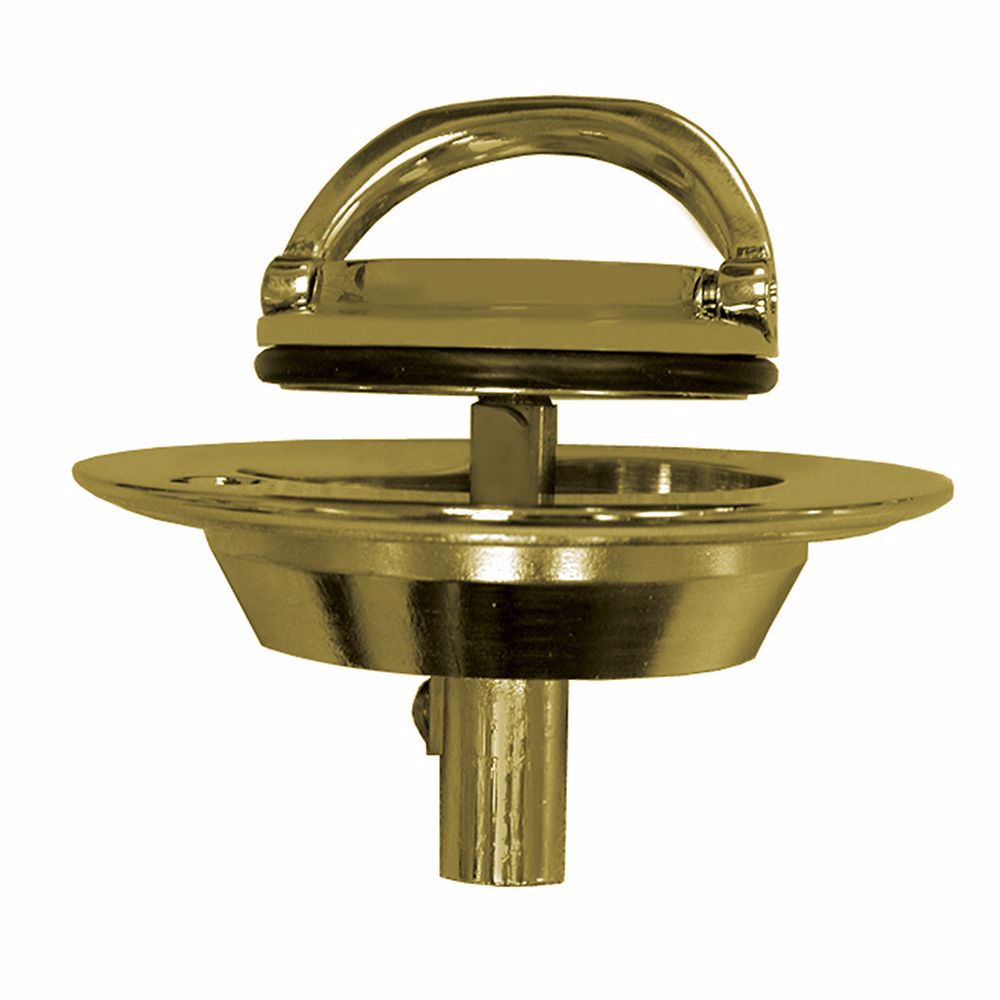 Jones Stephens D40001 Polished Brass Roman Tub Drain for Code Blue Drains
