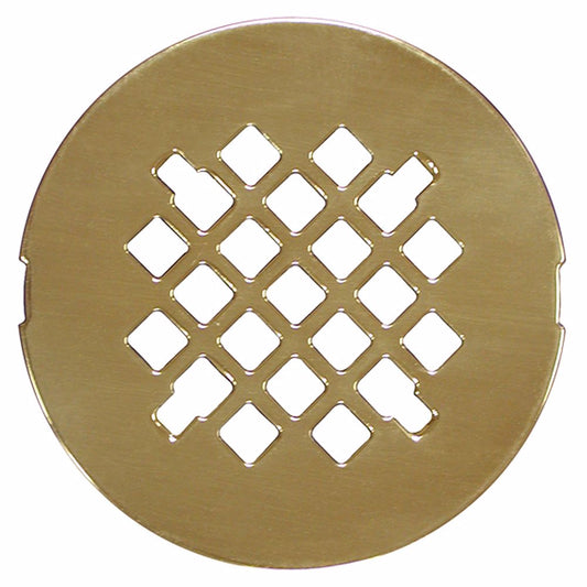 Jones Stephens D40003 4-1/4" Polished Brass Replacement Strainer, Snap-in