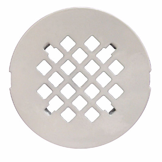 Jones Stephens D40009 4-1/4" White Replacement Strainer, Snap-in
