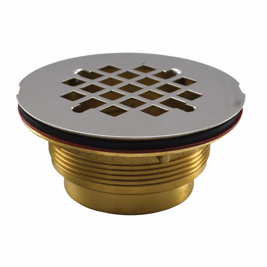 Jones Stephens D40103 2" IPS Shower Stall Drain with Stainless Steel Strainer