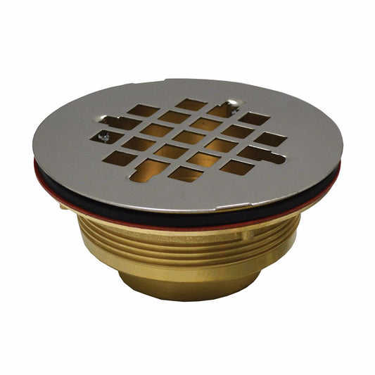 Jones Stephens D40104 1-1/2" IPS Shower Stall Drain with Stainless Steel Strainer