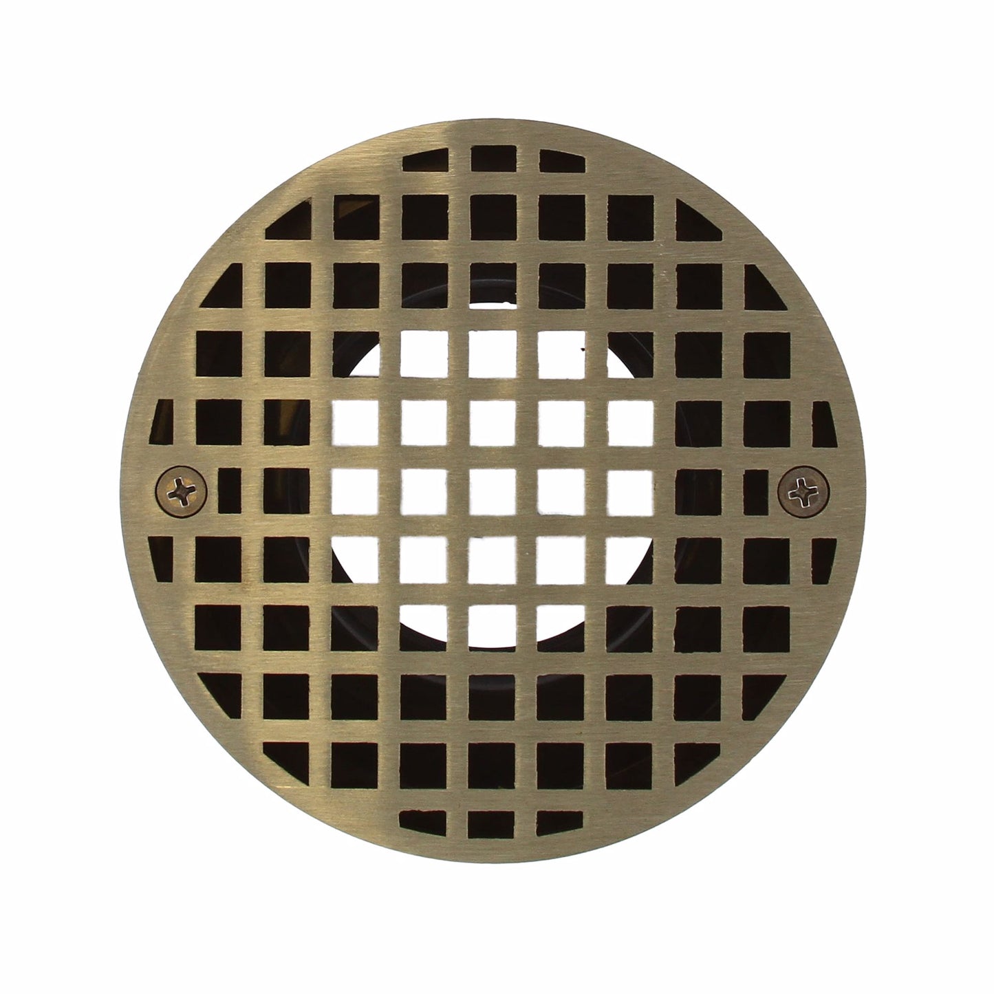 Jones Stephens D49007 2" x 3" Heavy Duty PVC Drain Base with 3" Plastic Spud and 6" Nickel Bronze Strainer