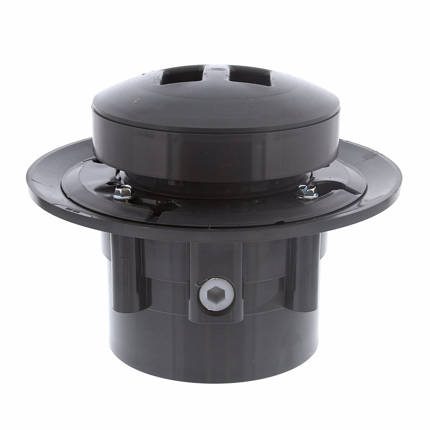 Jones Stephens D49646 4" LevelBest® Complete Heavy Duty Drain System with 3-1/2" Plastic Spud and 5" Nickel Bronze Strainer