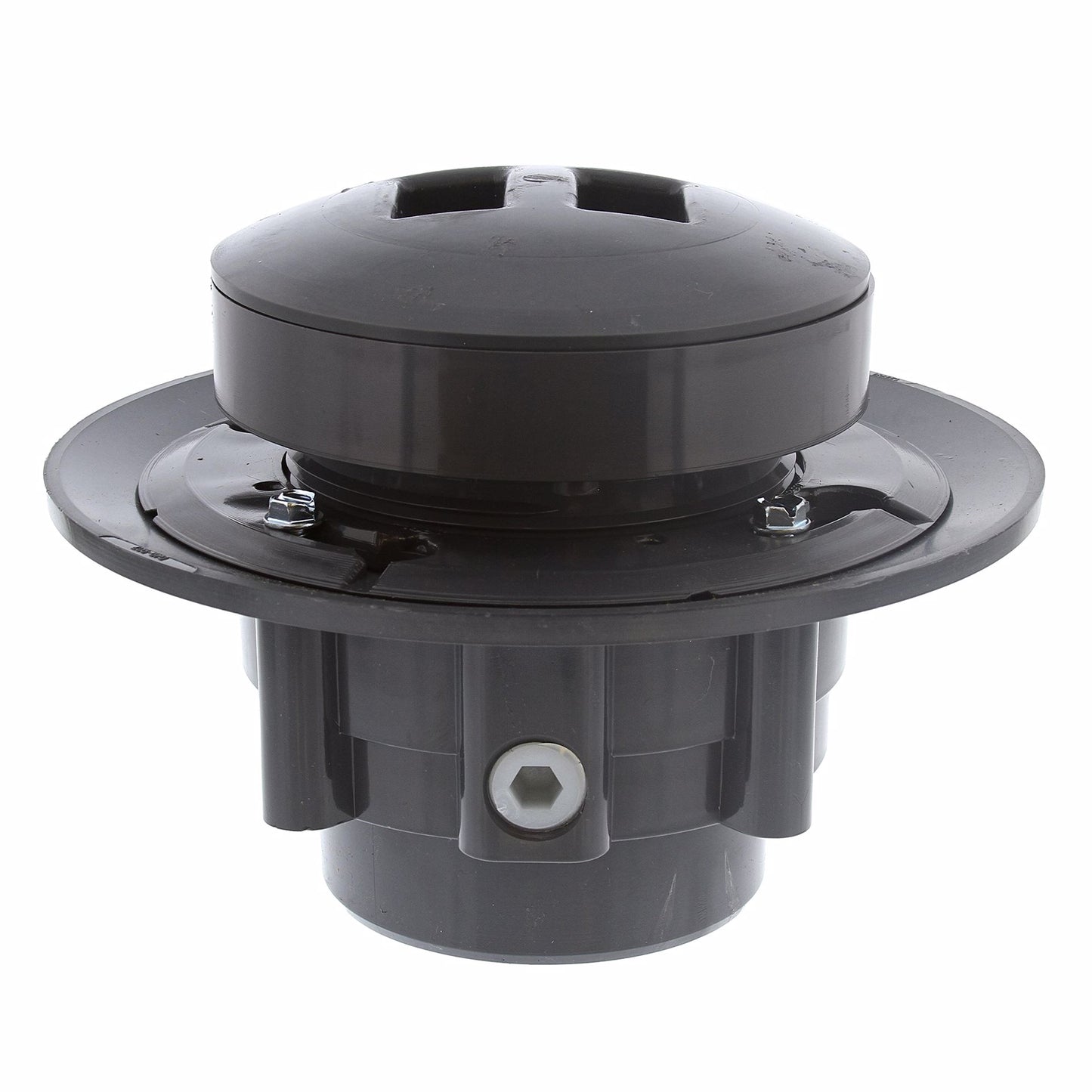 Jones Stephens D49648 3" x 4" LevelBest® Complete Heavy Duty Drain System with 3-1/2" Plastic Spud and 5" Nickel Bronze Strainer