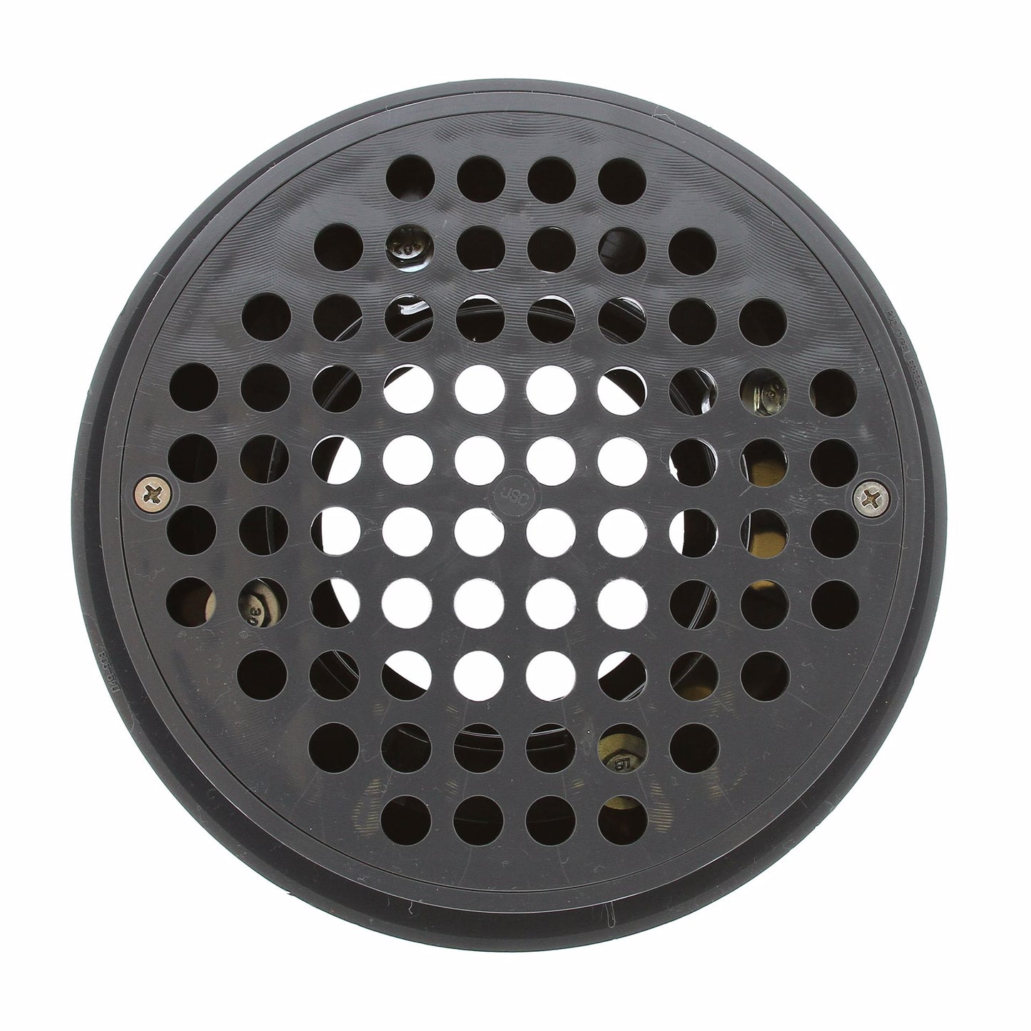 Jones Stephens D49827 3" x 4" Heavy Duty Traffic PVC Floor Drain with Sediment Bucket and 8-1/2" Pan