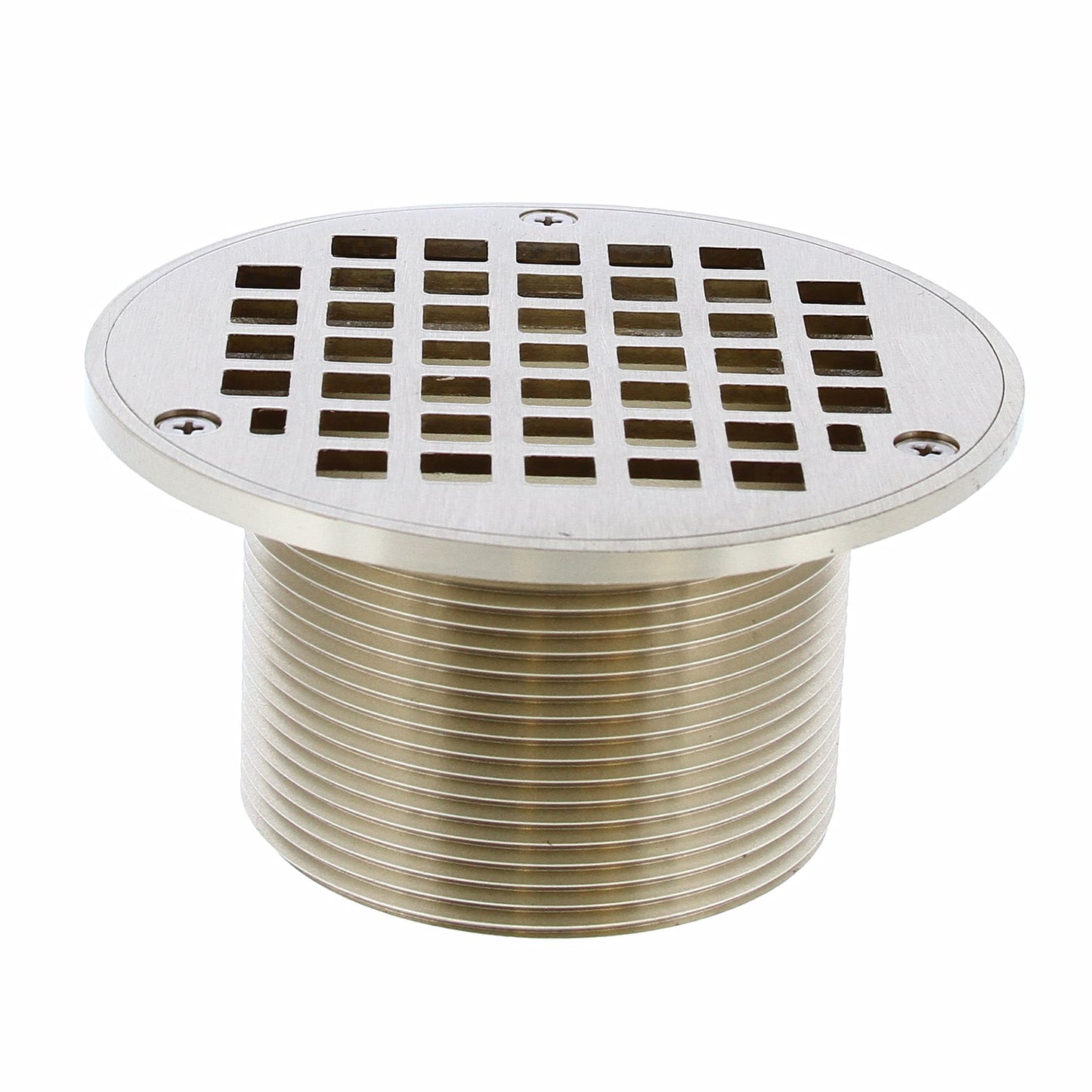 Jones Stephens D50457 3” x 5” Nickel Bronze LevelBest® Extended Spud and Strainer