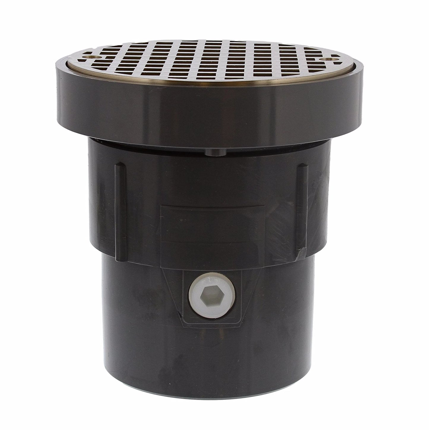 Jones Stephens D50460 3" x 4" LevelBest® Complete Pipe Fit Drain System with 3" Plastic Spud and 5" Nickel Bronze Strainer