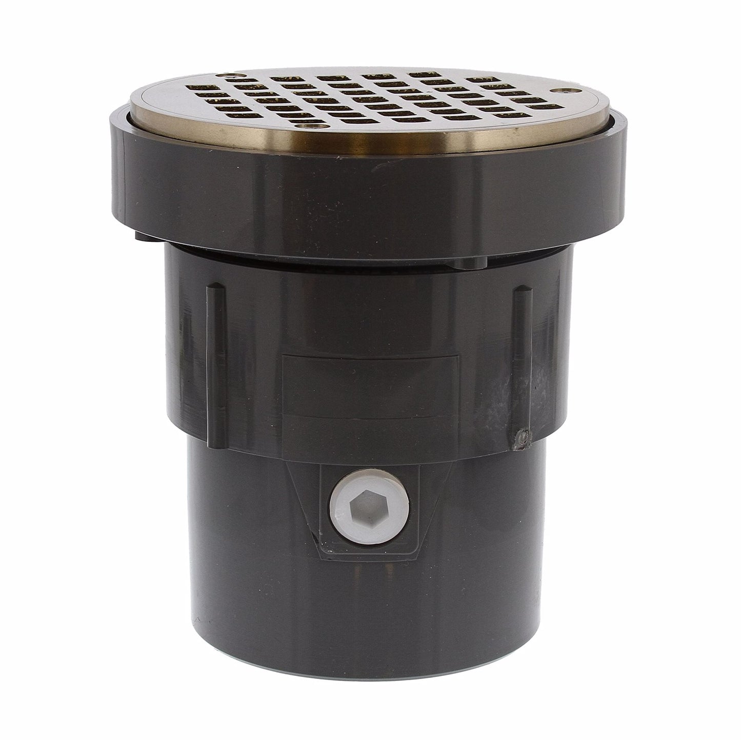 Jones Stephens D50461 3" x 4" LevelBest® Complete Pipe Fit Drain System with 3" Metal Spud and 5" Nickel Bronze Strainer