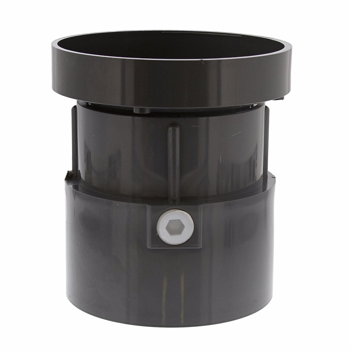 Jones Stephens D50464 4" LevelBest® Complete Pipe Fit Drain System with 3" Plastic Spud and 5" Nickel Bronze Strainer