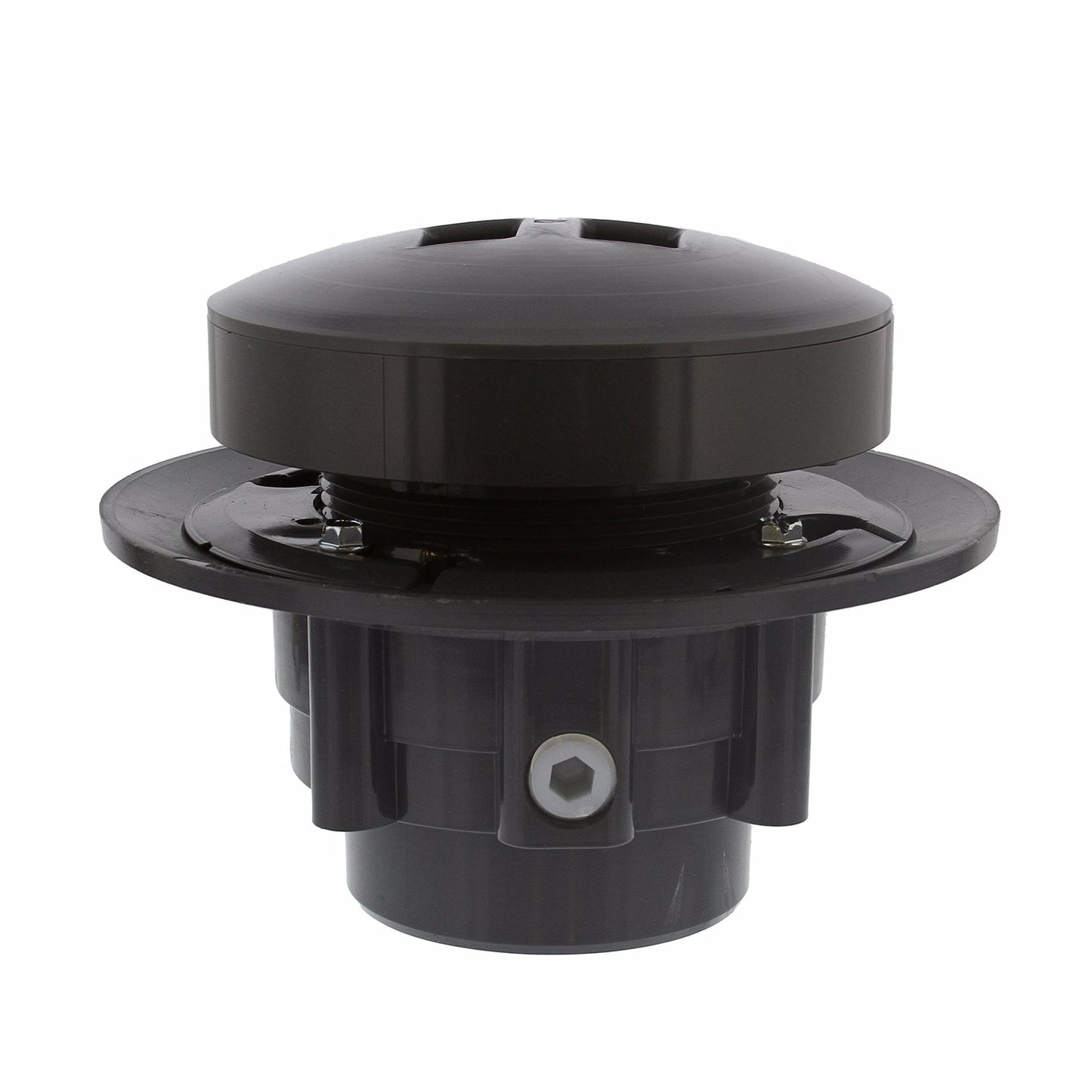 Jones Stephens D50477 3" x 4" LevelBest® Complete Heavy Duty Drain System with 3-1/2" Plastic Spud and 6" Nickel Bronze Strainer