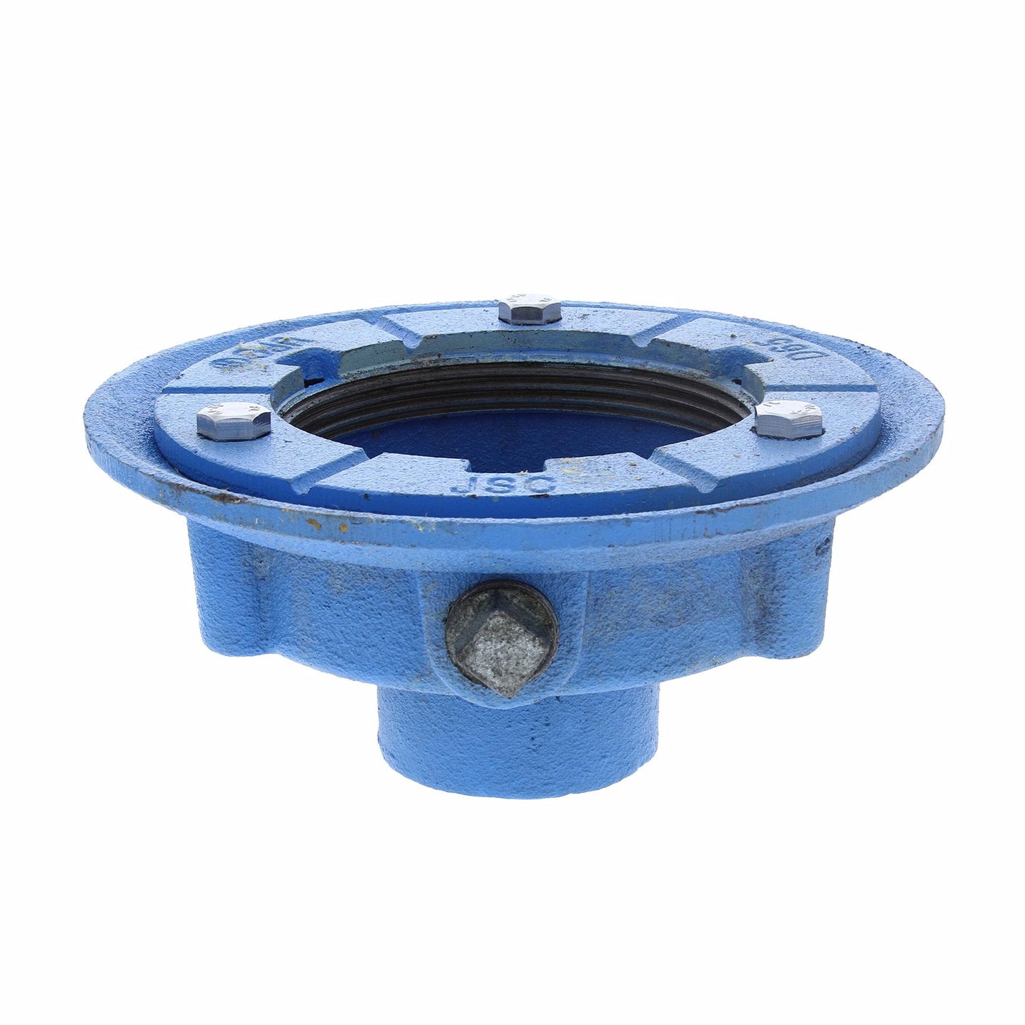 Jones Stephens D50478 2" LevelBest® Complete No Hub Cast Iron Drain System with 3" Plastic Spud and 5" Nickel Bronze Strainer