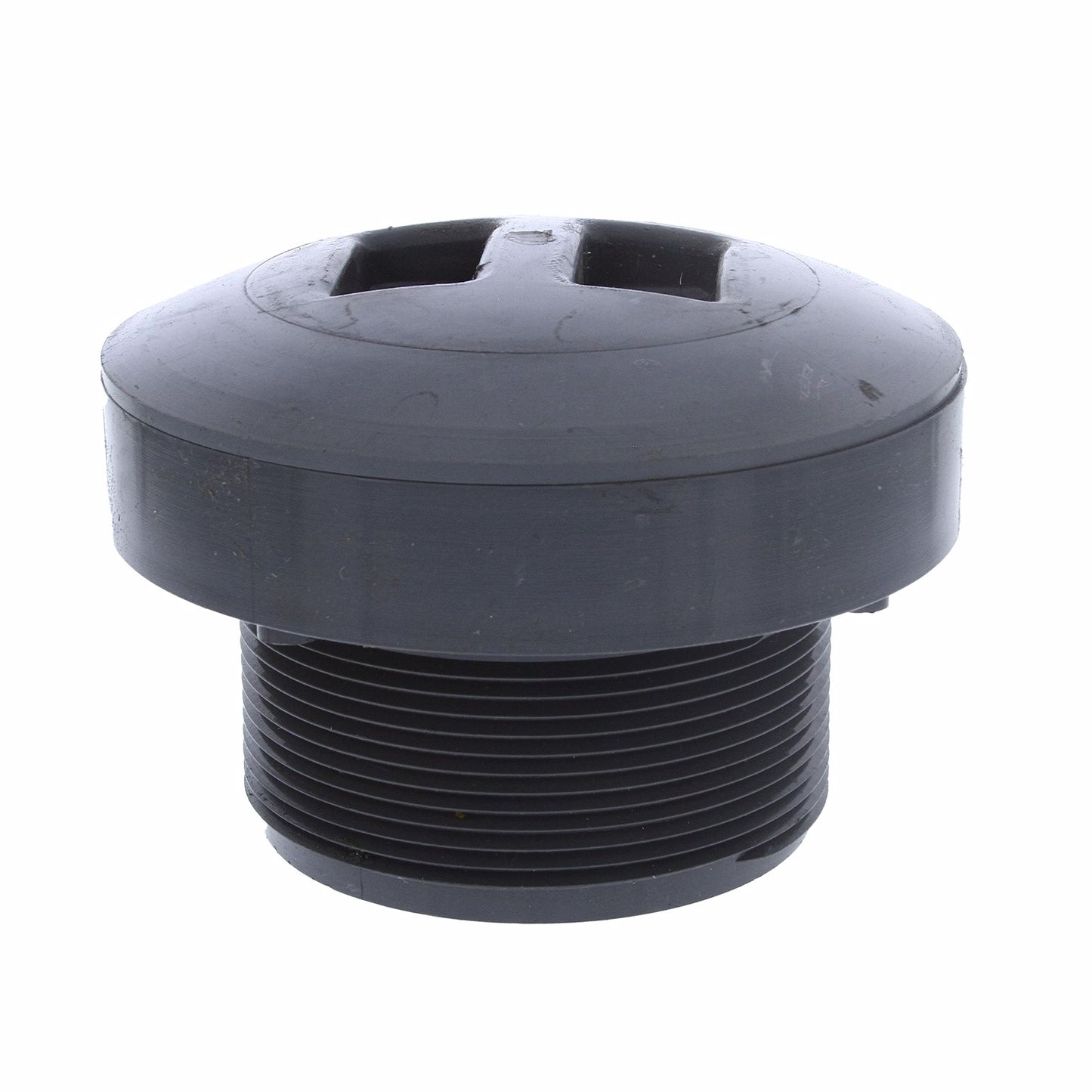 Jones Stephens D50478 2" LevelBest® Complete No Hub Cast Iron Drain System with 3" Plastic Spud and 5" Nickel Bronze Strainer