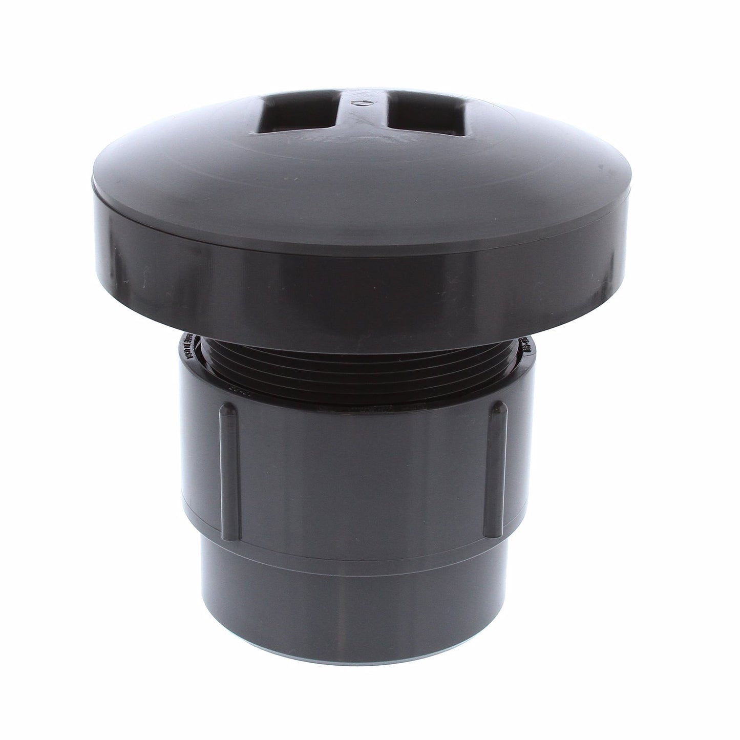 Jones Stephens D50481 3" x 4" LevelBest® Complete Pipe Fit Cleanout System with 3" Plastic Spud and 6" Nickel Bronze Cover
