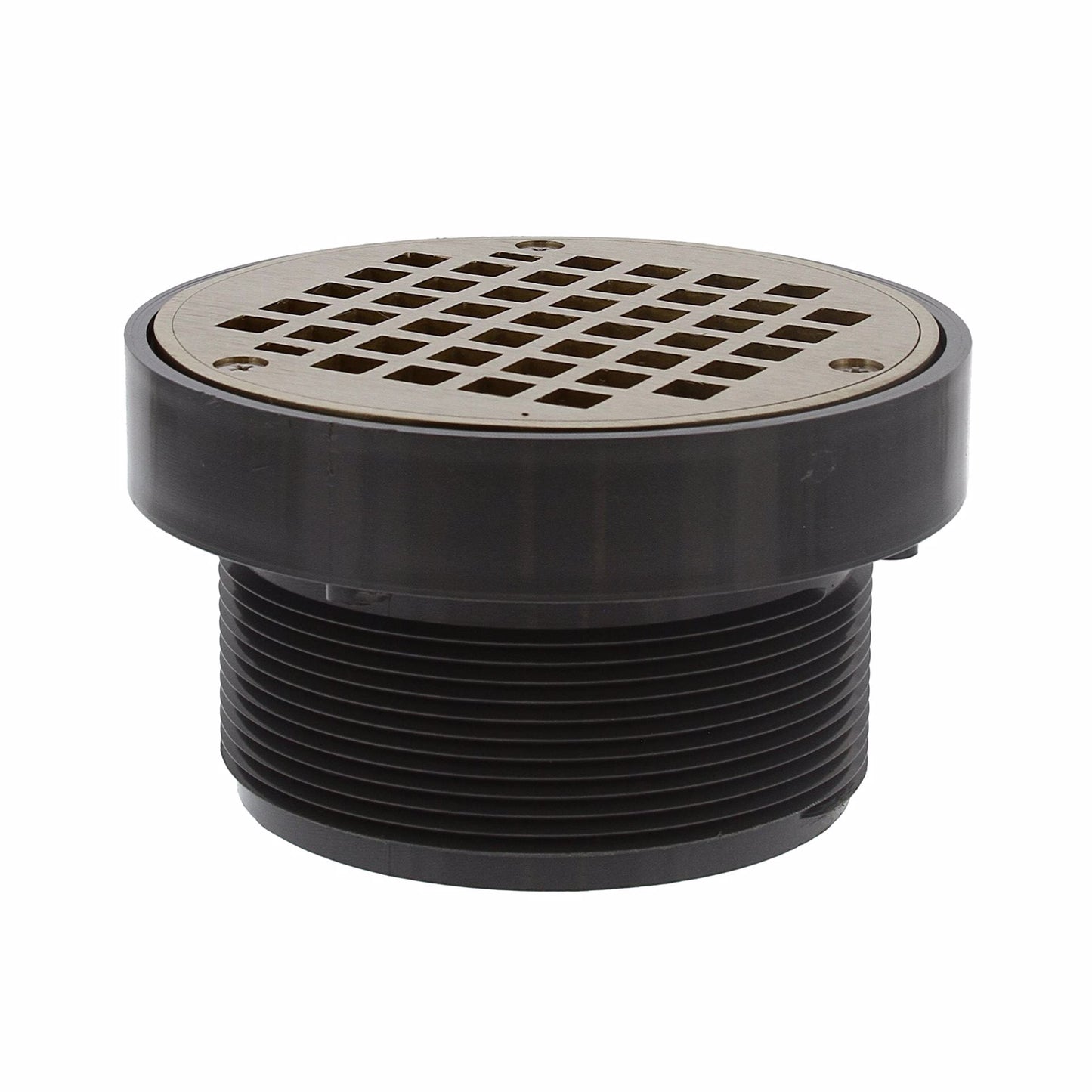 Jones Stephens D50492 3" x 4" LevelBest® Complete Pipe Fit Drain System with 3-1/2" Metal Spud and 5" Nickel Bronze Strainer