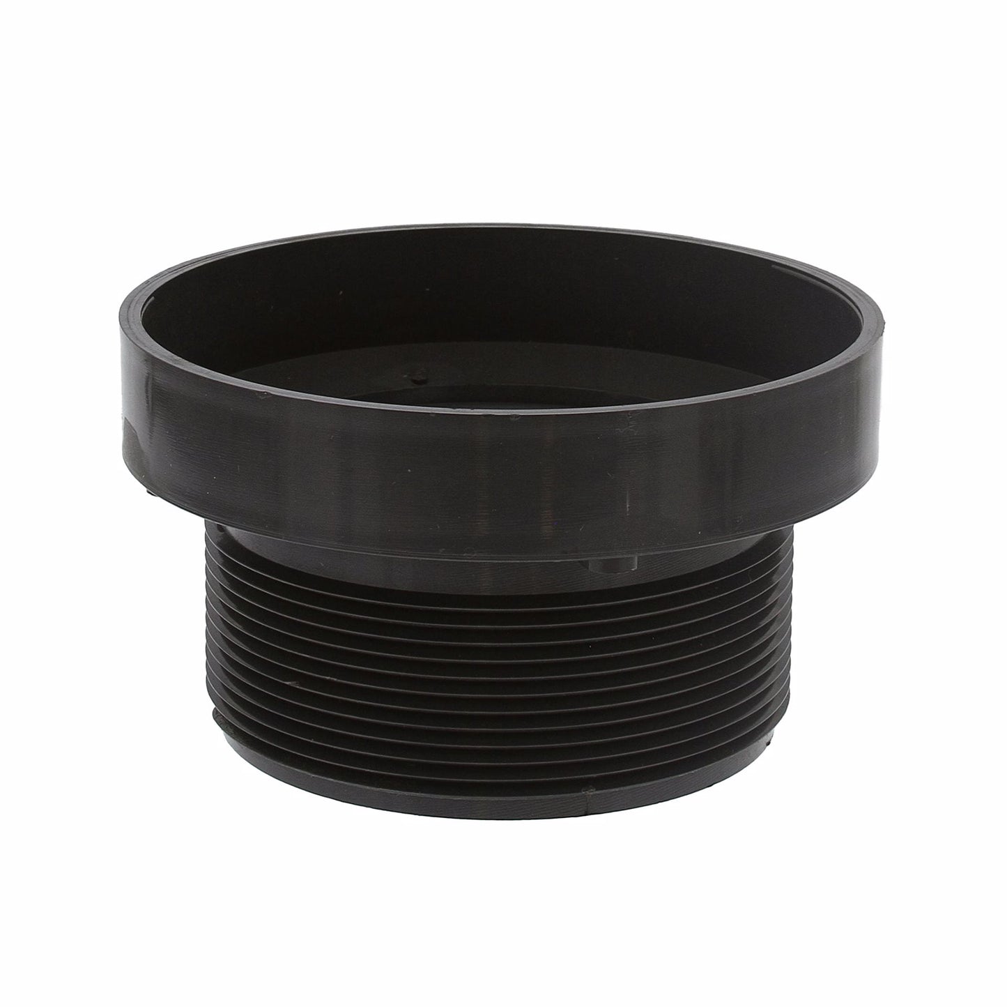 Jones Stephens D50520 3-1/2" LevelBest® Adapter with 3-1/2" Plastic Spud and 5" Nickel Bronze Strainer