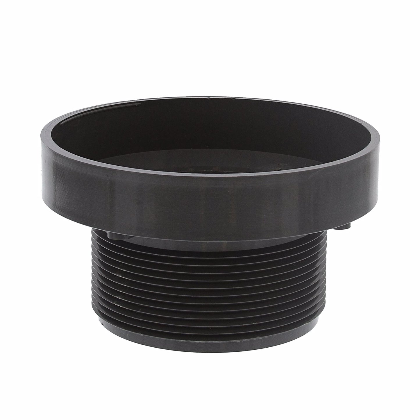 Jones Stephens D50522 3-1/2" LevelBest® Adapter with 3" Plastic Spud and 5" Nickel Bronze Strainer