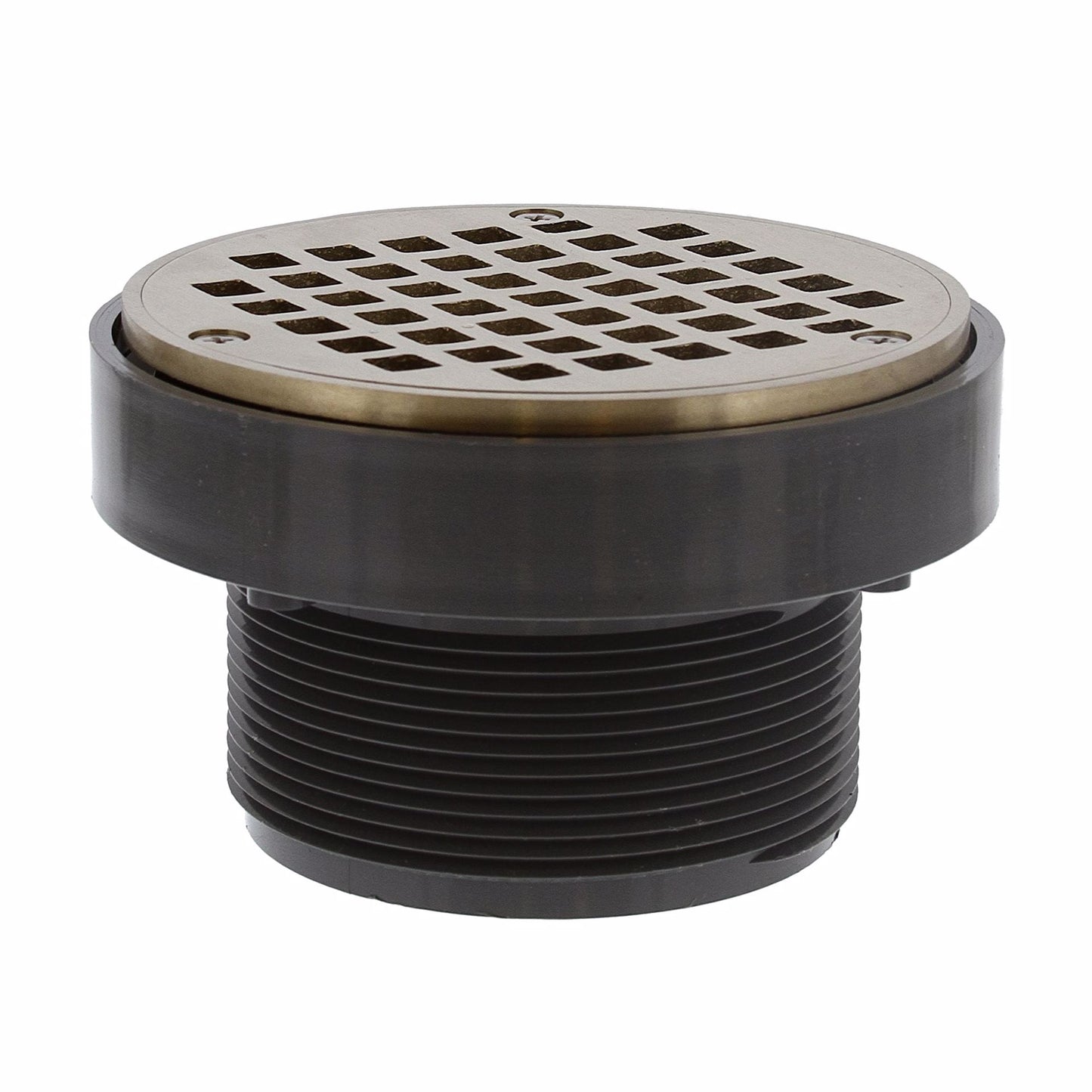 Jones Stephens D50523 3-1/2" LevelBest® Adapter with 3" Metal Spud and 5" Nickel Bronze Strainer