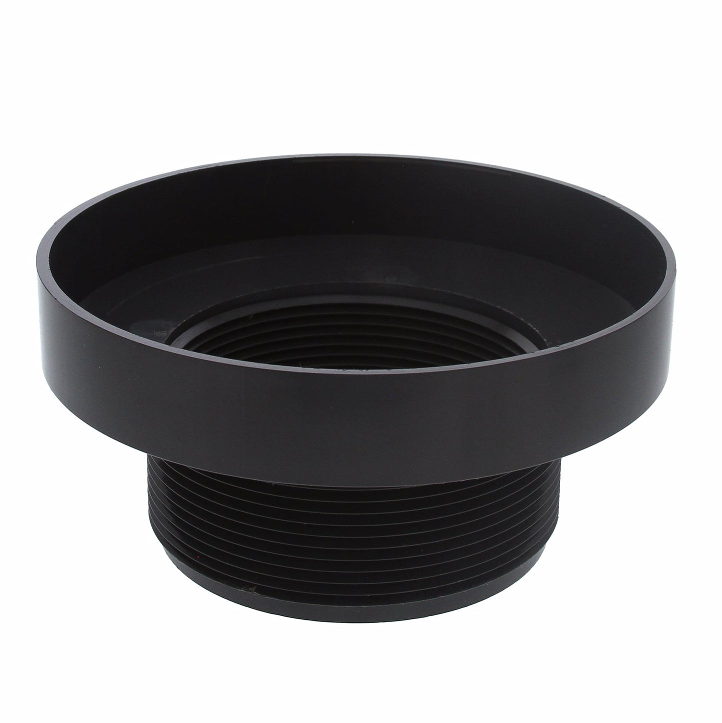 Jones Stephens D50526 4" LevelBest® Adapter with 3-1/2" Plastic Spud and 6" Nickel Bronze Strainer