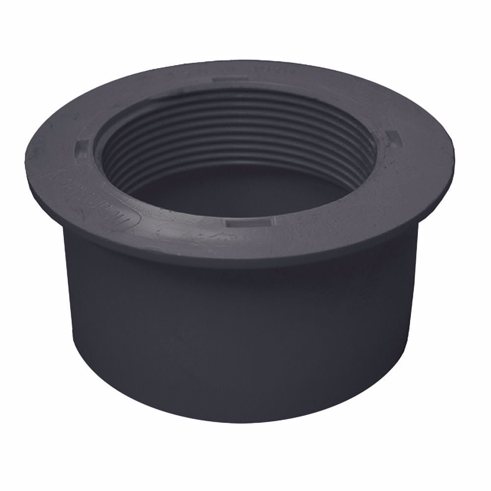 Jones Stephens D52004 4" PVC Inside Pipe Fit Drain Base for 3" Spud