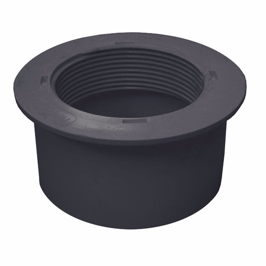 Jones Stephens D52004 4" PVC Inside Pipe Fit Drain Base for 3" Spud