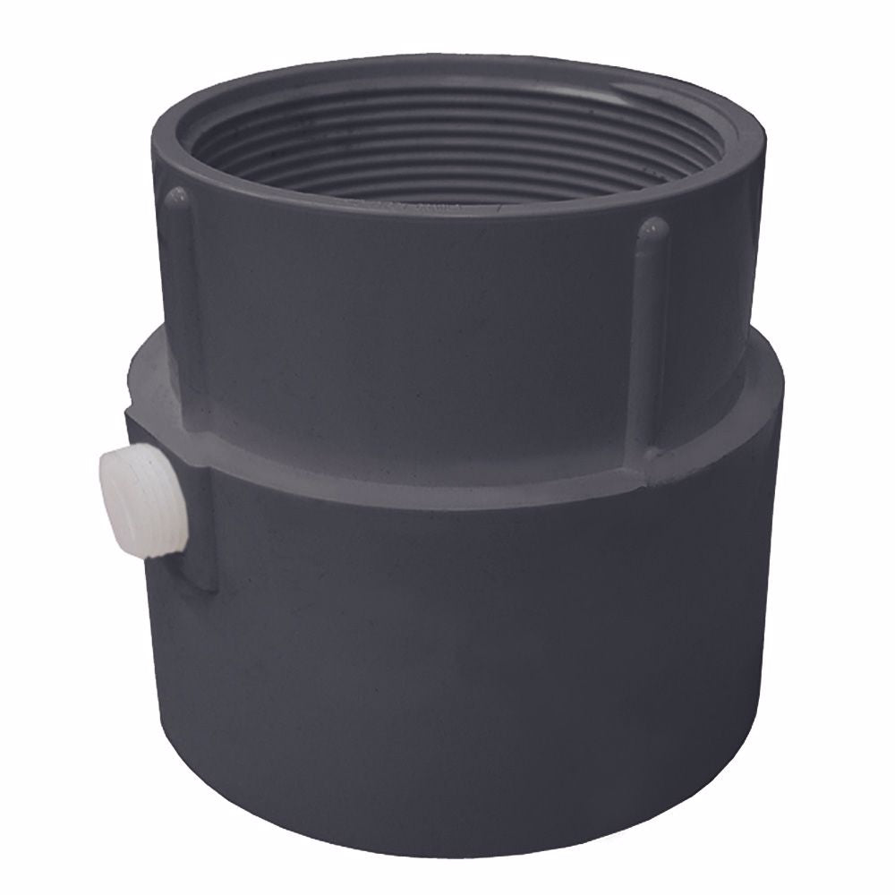 Jones Stephens D52005 4" PVC Pipe Fit Drain Base for 3-1/2" Spud