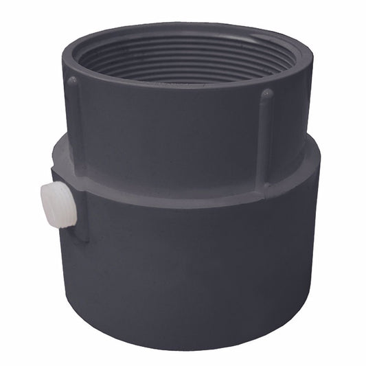 Jones Stephens D52005 4" PVC Pipe Fit Drain Base for 3-1/2" Spud