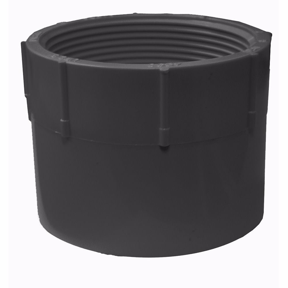 Jones Stephens D52014 4" PVC Pipe Fit Drain Base for 4" Spud