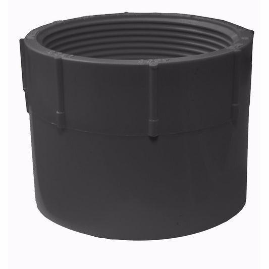 Jones Stephens D52014 4" PVC Pipe Fit Drain Base for 4" Spud