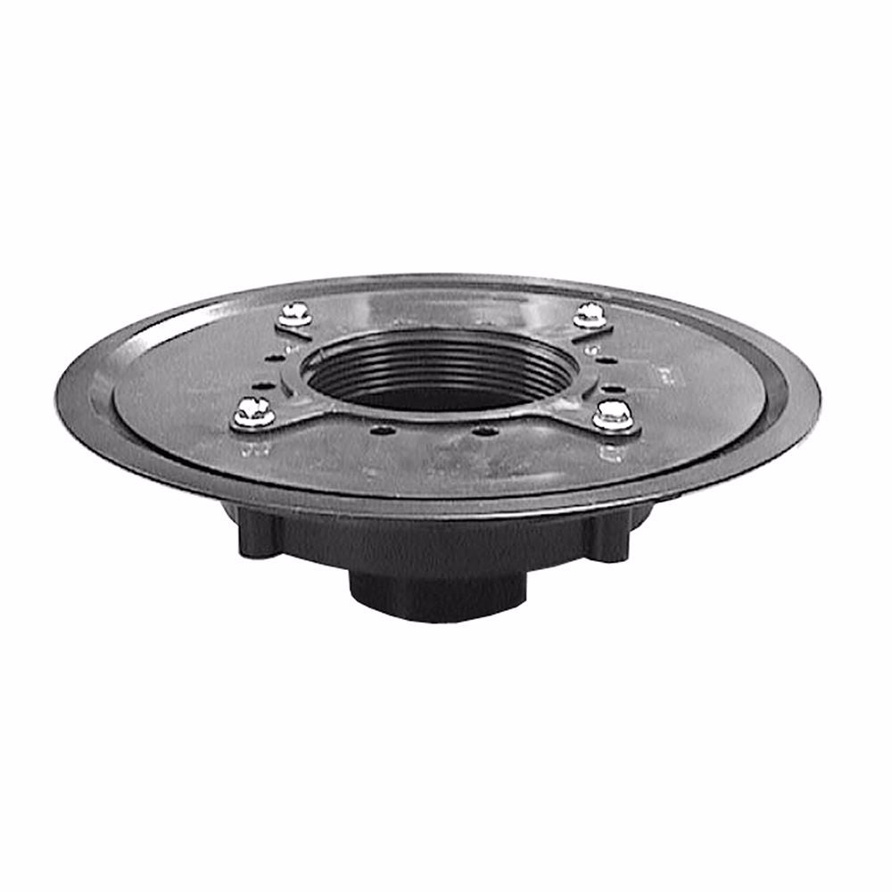 Jones Stephens D52302 2" ABS Heavy Duty Drain Base with Primer Tap, for 3-1/2" Spud