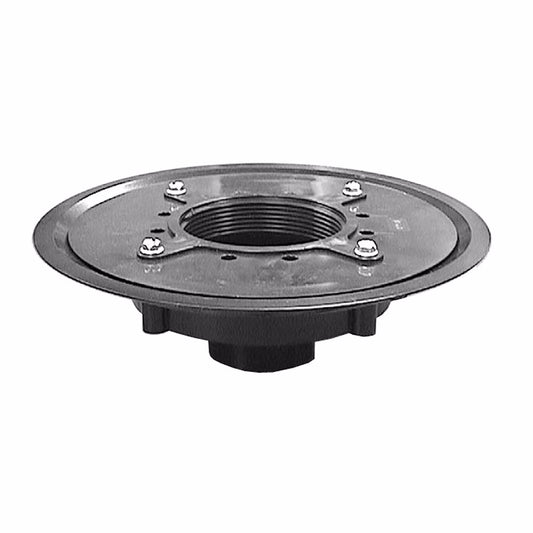 Jones Stephens D52302 2" ABS Heavy Duty Drain Base with Primer Tap, for 3-1/2" Spud