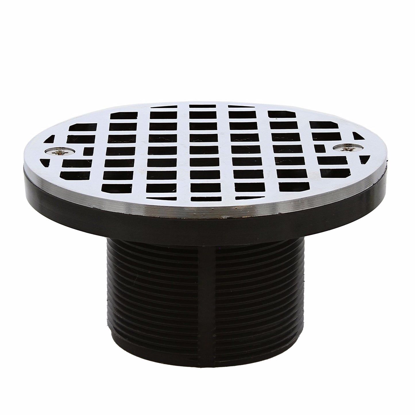 Jones Stephens D53326 2” Over Pipe Fit Drain with Chrome Plated Strainer, Primer Tapped