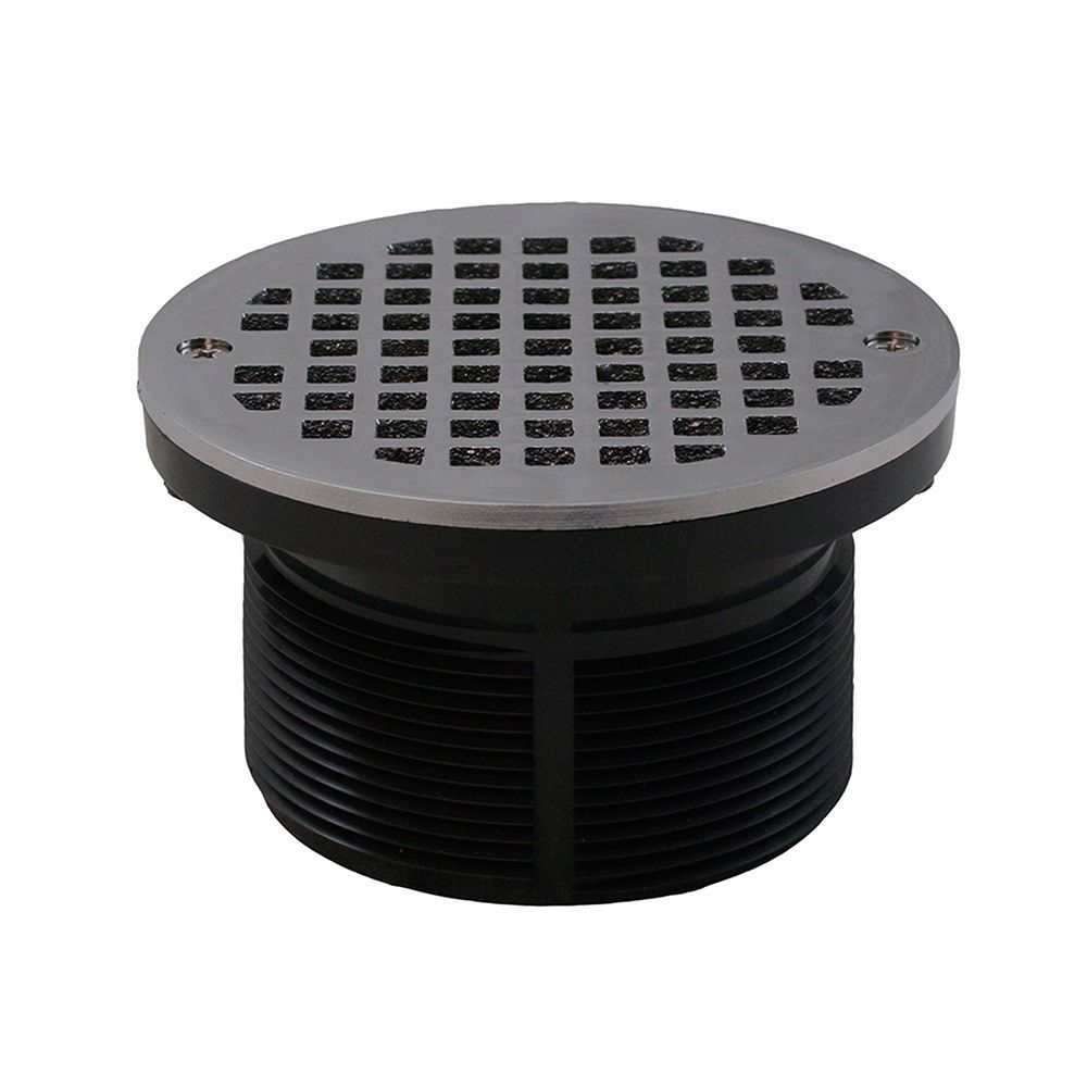 Jones Stephens D56216 3-1/2" IPS PVC Spud with 5" Chrome Plated Strainer