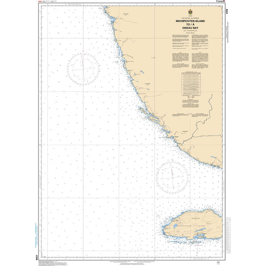 Paradise Clay CAN2308 CHS Chart Michipicoten Island to/ Oiseau Bay