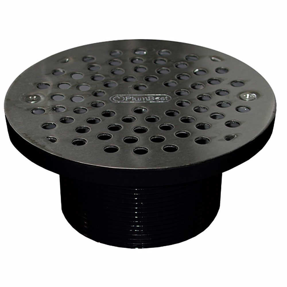 Jones Stephens D57206 3-1/2" IPS ABS Spud with 6" Chrome Plated Strainer