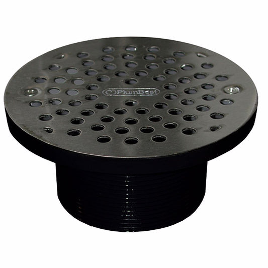 Jones Stephens D57206 3-1/2" IPS ABS Spud with 6" Chrome Plated Strainer