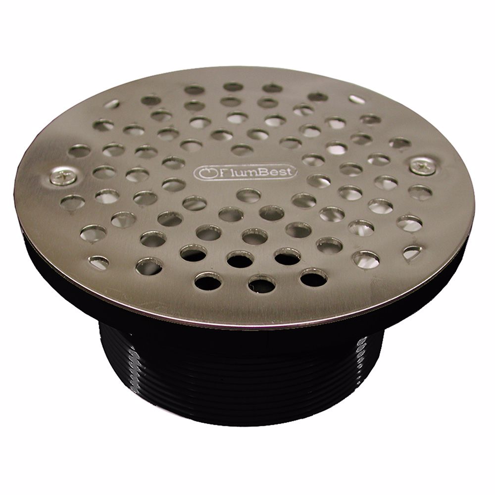 Jones Stephens D57408 4” ABS Spud with 6-1/8” Nickel Bronze Strainer