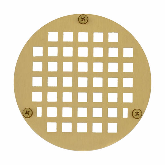 Jones Stephens D60791 5" Polished Brass Round Strainer