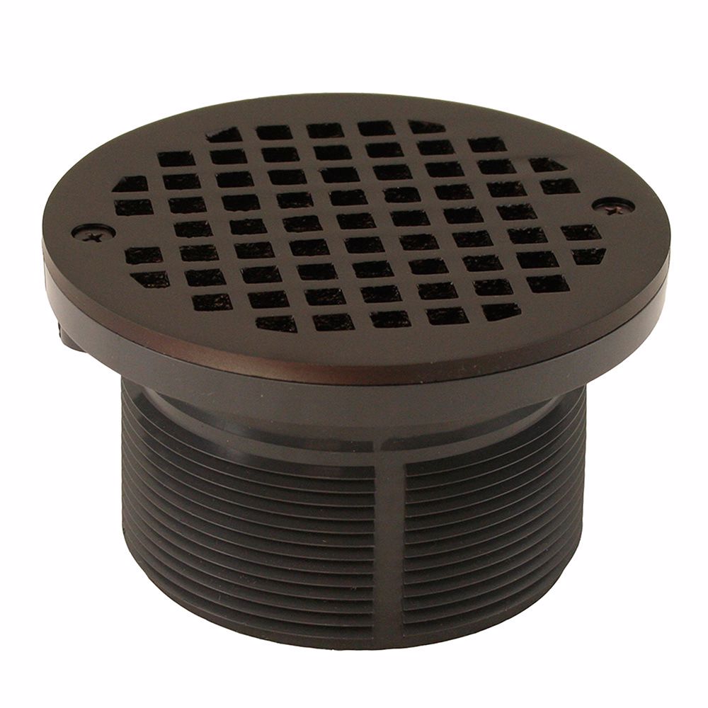Jones Stephens D6084RB Oil Rubbed Bronze 3-1/2" PVC Spud with 5" Round Strainer
