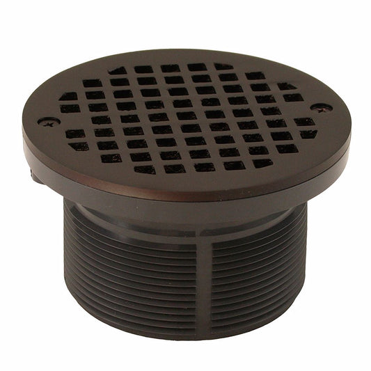 Jones Stephens D6084RB Oil Rubbed Bronze 3-1/2" PVC Spud with 5" Round Strainer