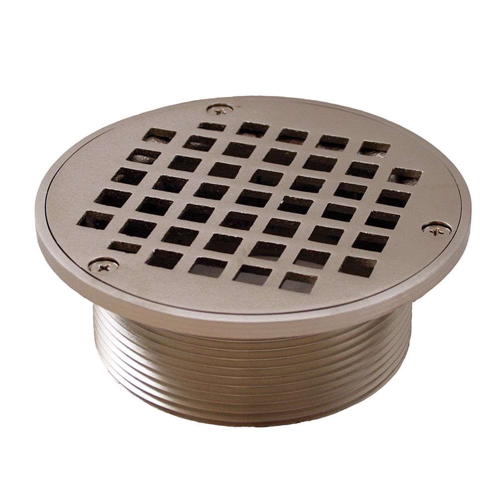 Jones Stephens D6091BN Brushed Nickel 3-1/2" Metal Spud with 5" Round Strainer