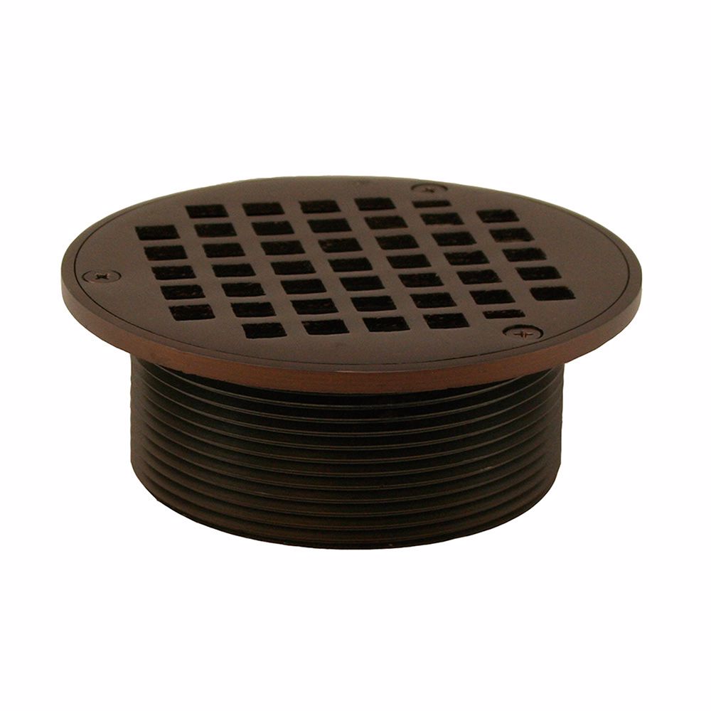 Jones Stephens D6091RB Oil Rubbed Bronze 3-1/2" Metal Spud with 5" Round Strainer