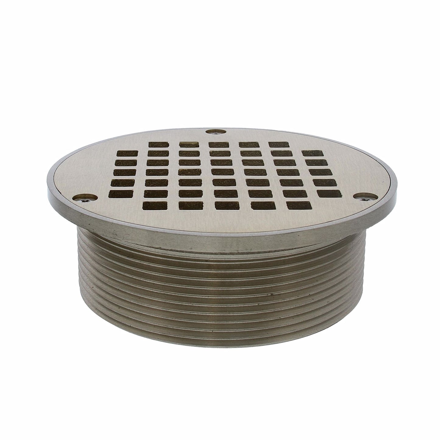 Jones Stephens D60958 4" IPS Metal Spud with 5" Nickel Bronze Round Strainer