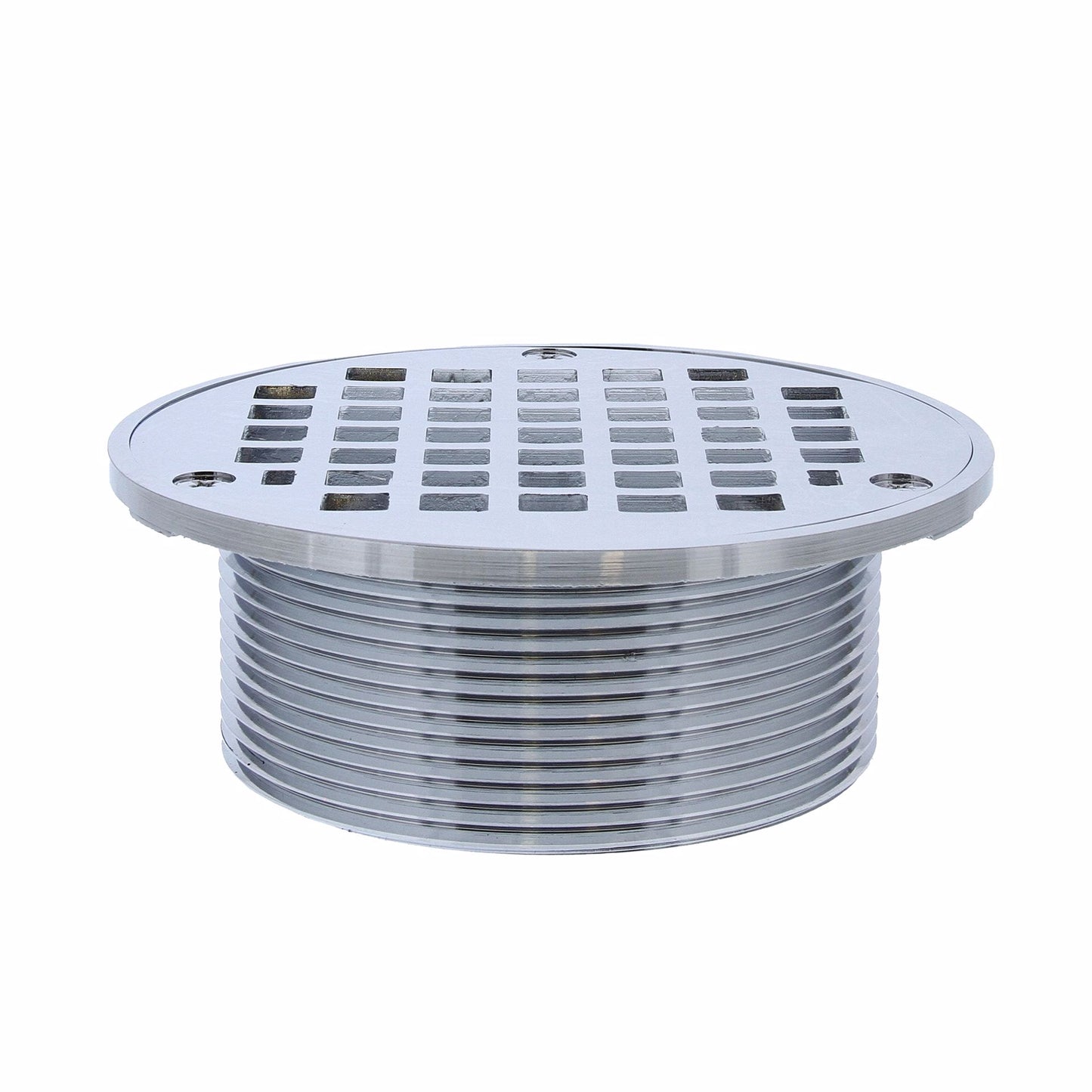 Jones Stephens D60990 3-1/2" IPS Metal Spud with 5" Chrome Plated Round Strainer