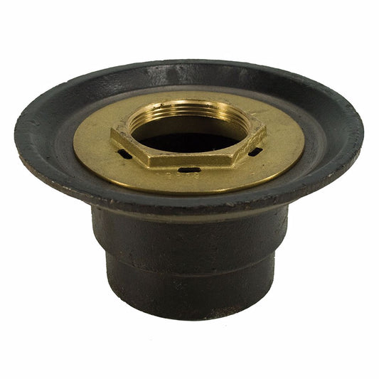 Jones Stephens D61802 2" Inside Caulk Shower Drain Bodies with Brass Threaded Clamping Ring And Bolts