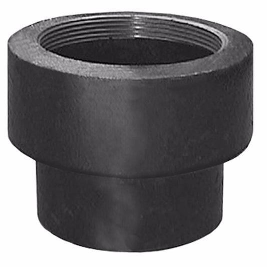 Jones Stephens D63400 4" x 4" IPS Cast Iron No Hub Base - 4-1/4" Height