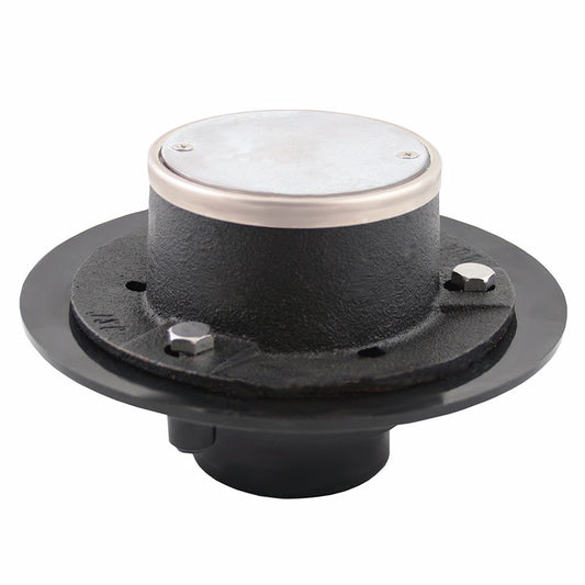 Jones Stephens D64010 Non-Adjustable Code Blue Drain with Cast Iron Top and ABS Base