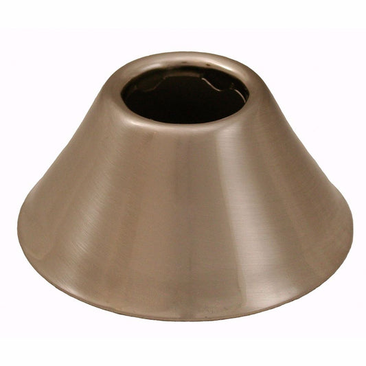 Jones Stephens E0605BN Brushed Nickel Escutcheon 1/2" IPS Bell Pattern 2-3/8" OD