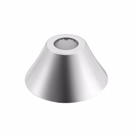 Jones Stephens E06375 3/8" IPS Chrome Plated Steel Bell Escutcheon, Bag of 25