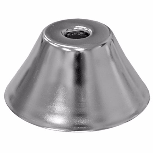 Jones Stephens E07025 1/4" CTS (3/8" OD) Sure Grip Escutcheon, Bell Pattern, Box of 25